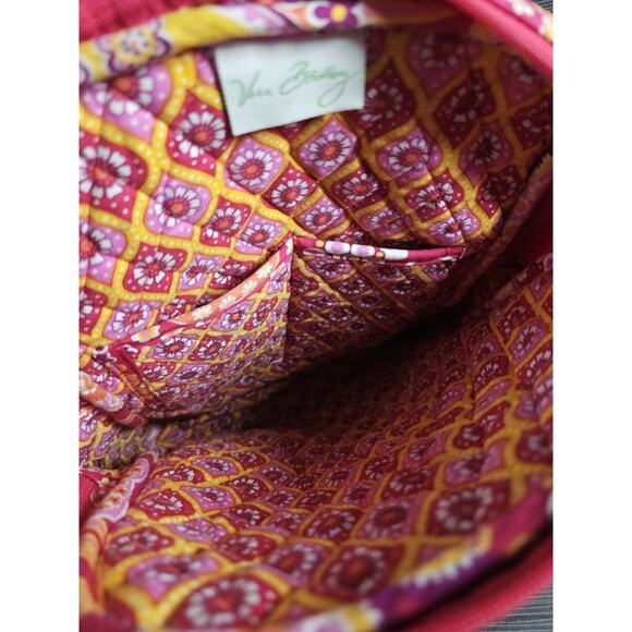 Vintage Vera Bradley Paisley Quilted Back Pack Small Raspberry Fizz Made In USA main image 5